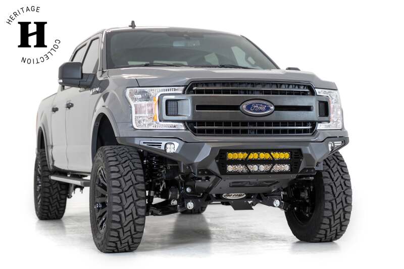 Ford F-150 Bumper - Front - Addictive Desert Designs - Bomber - Hammer Black - `18-`27